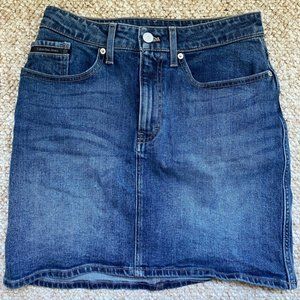 Calvin Klein denim mini skirt